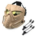 Full Face Protective Mask For Airsoft Costume Halloween CS Cosplay Tactical Game Mask Breathable Skull Adjustable