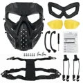 Full Face Protective Mask For Airsoft Costume Halloween CS Cosplay Tactical Game Mask Breathable Skull Adjustable